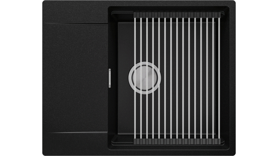 Granitový drez kuchynský jednodrez s odkvapkávačom San Francisco 620 Compact
