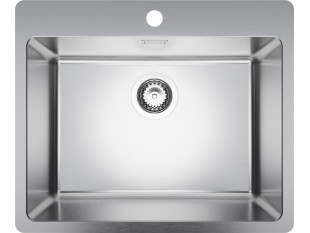 Jednokomorový kuchynský nerezový drez bez odkvapkávača Ženewa 60 XL