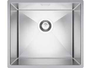 Granitový drez kuchynský jednodrez bez odkvapkávača s veľkou komorou XXL Oslo 80 Level + rolovaný odkvapkávač