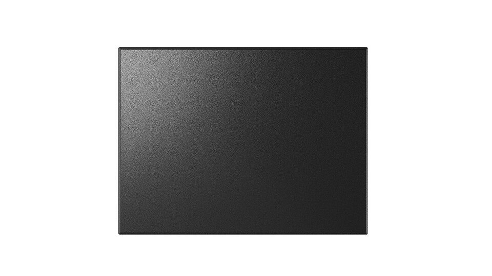 Obdĺžnikový kryt na odtok Concept R čierna z nehrdzavejúcej ocele