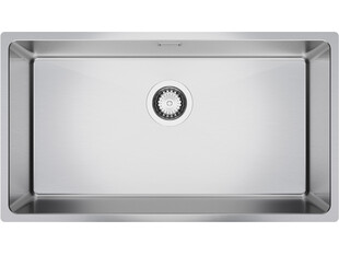 Granitový drez kuchynský jednodrez bez odkvapkávača s veľkou komorou XXL Oslo 80 Level + rolovaný odkvapkávač